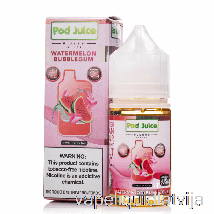 Arbūzu Burbulis - Pāksts Sula Pj5000 - 30ml 35mg Vape šķidrums